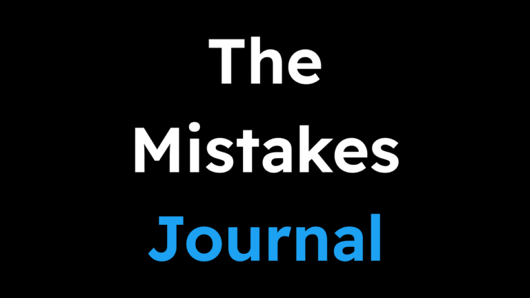 How To Stop Repeating The Same Mistake Over And Over And Over Again