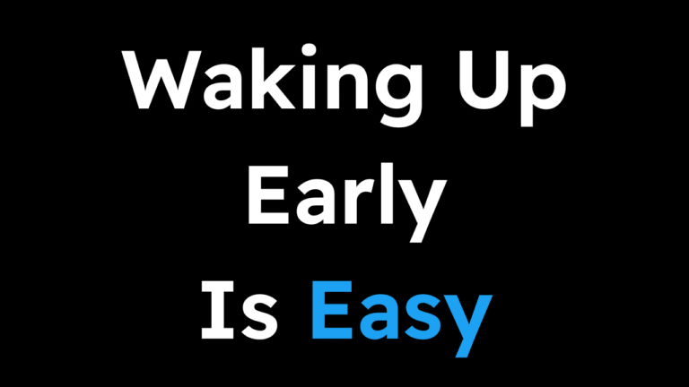 3 Habits To Sleep Like A Baby & A Secret Trick To Wake Up Early